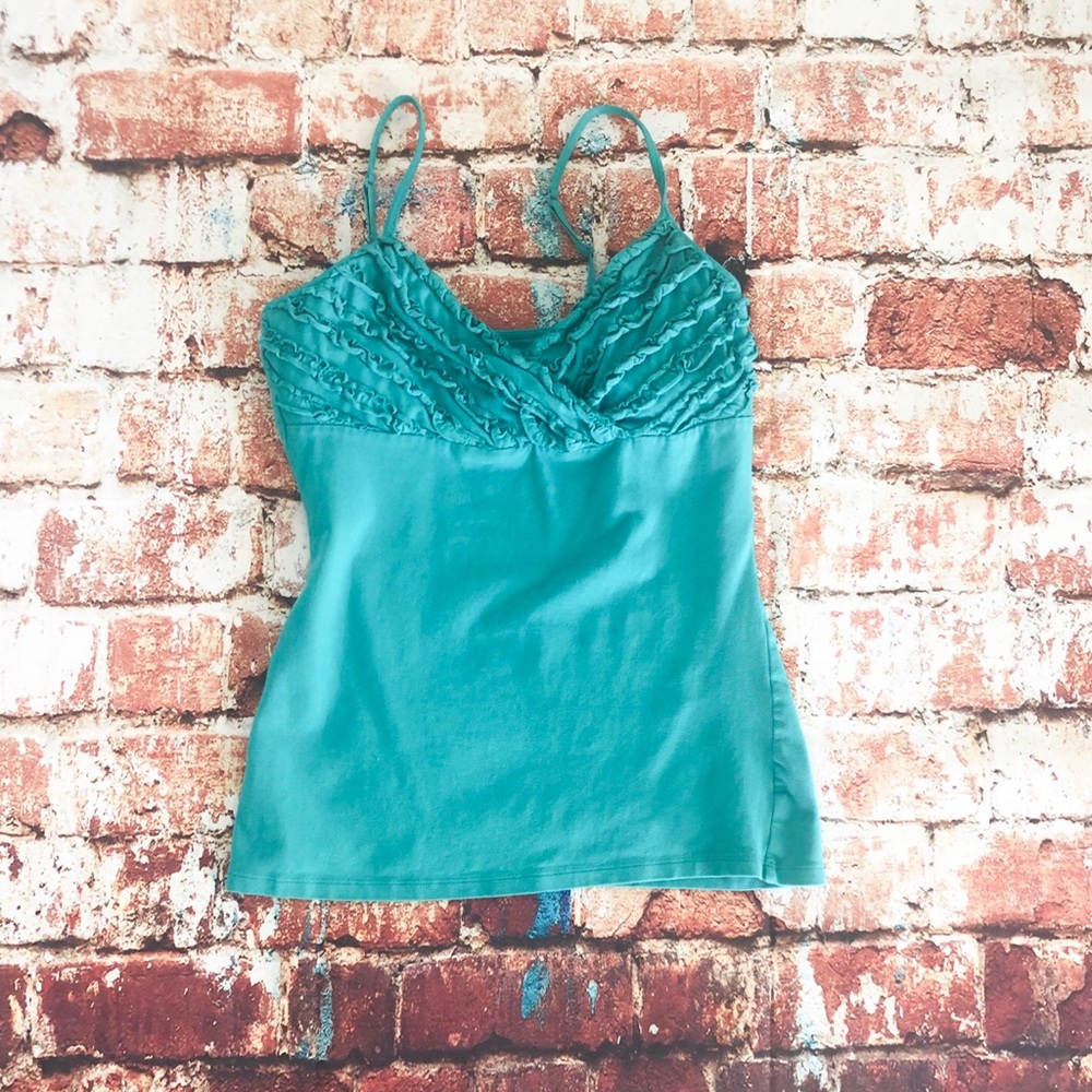3/$15 SALE. Express teal tank top
